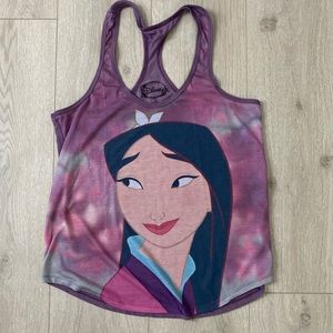 Disney Mulan racer back tank top